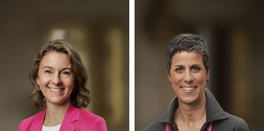 Alexandra Weber and Beatrice Bachelin